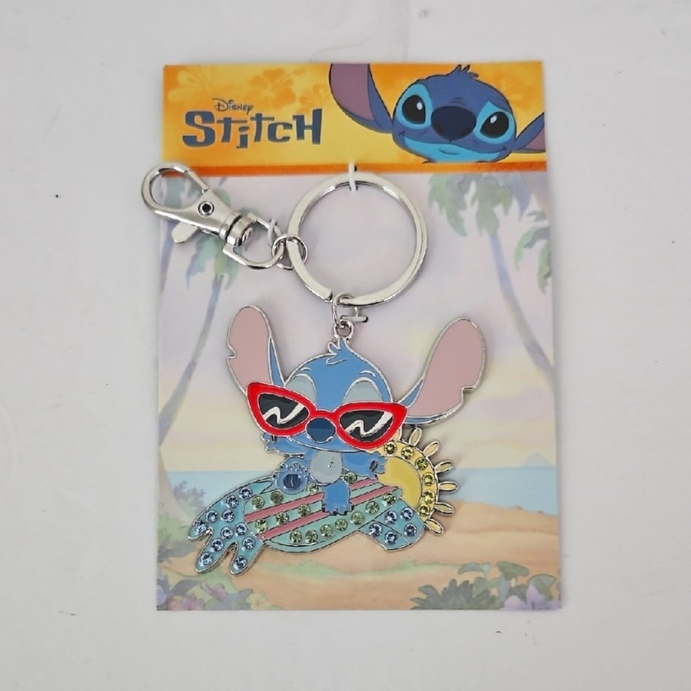 Disney STITCH Surfboard Keychain